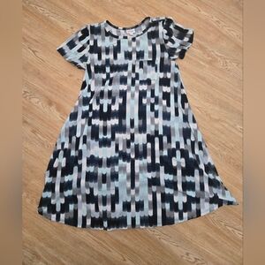 LuLaRoe Dress with Black and Gray Pattern